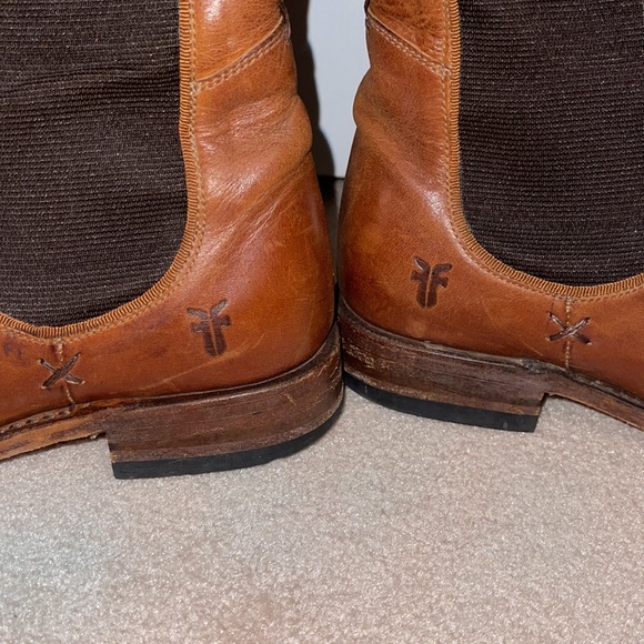 Frye Size 5 Brown Riding Chelsea Boots - Picture 5 of 8